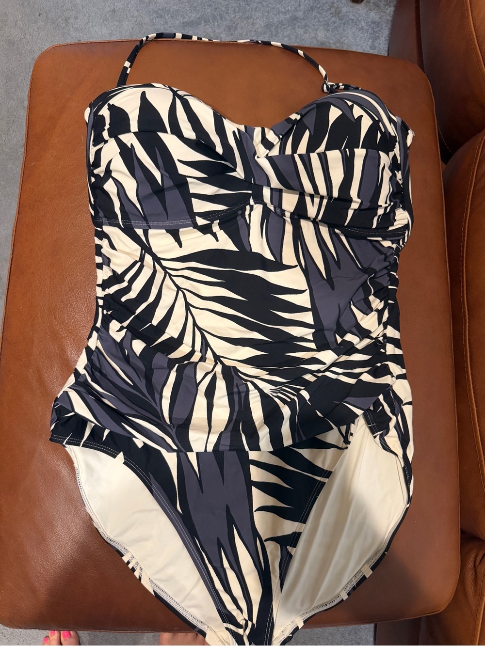 NWOT! Sz 16 Anne Cole Tropical One-Piece Swimsuit